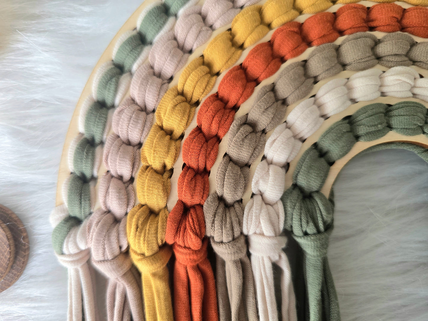 Rainbow Crochet Kit Woodland colours