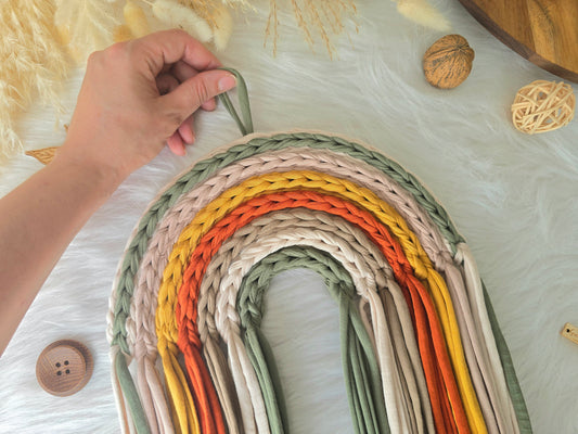 Rainbow Crochet Kit Woodland colours