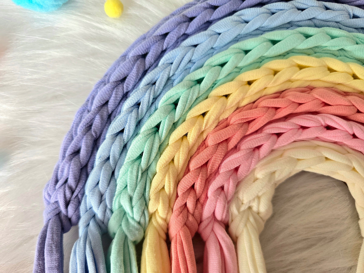 Rainbow Crochet Kit Spring vibes colours