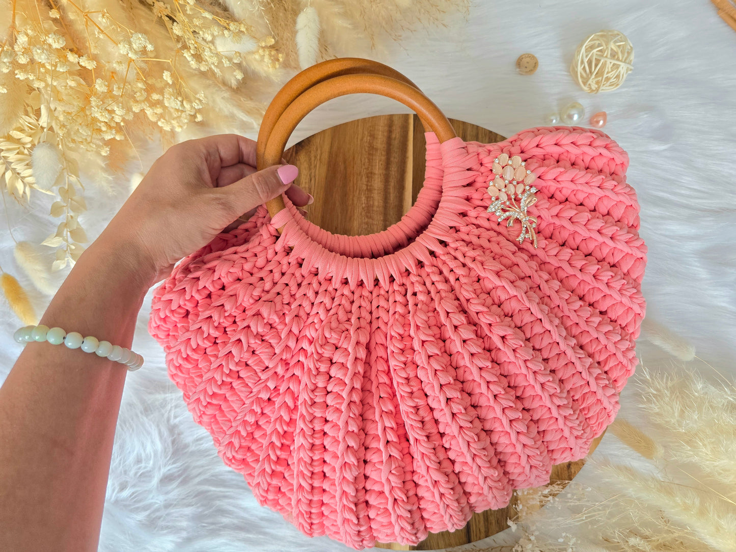 Learn to crochet Gemma Shell bag workshop on Wednesday September 16th 1pm-5pm