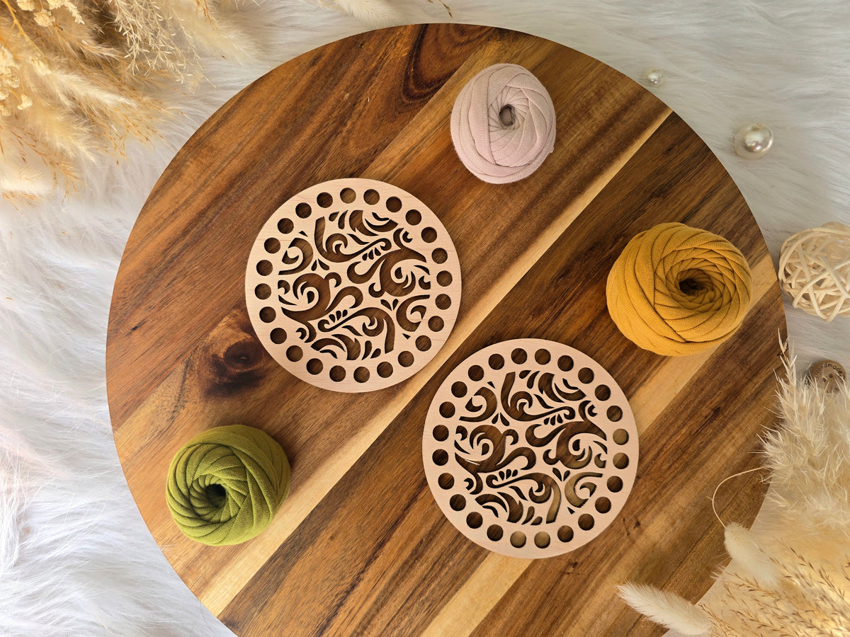 Coaster crochet DIY Kit - make 2