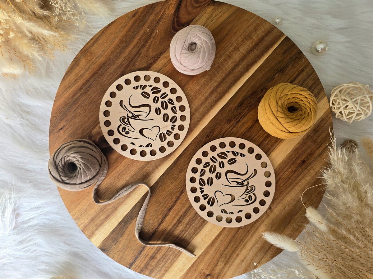 Coaster crochet DIY Kit - make 2