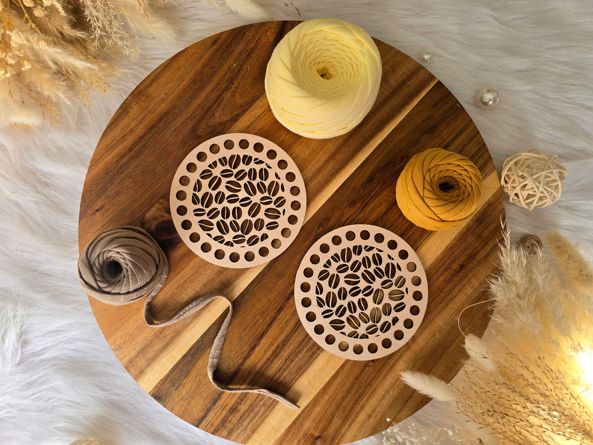 Coaster crochet DIY Kit - make 2