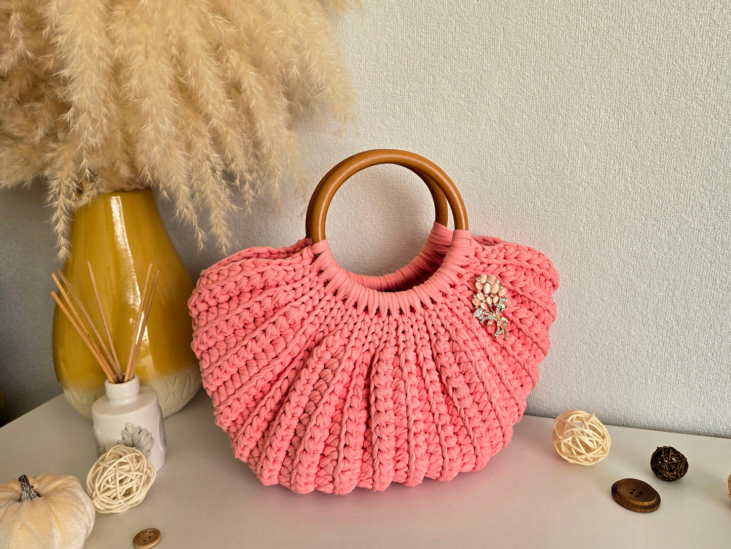 Crochet Gemma Shell Bag Kit: Beginner Friendly