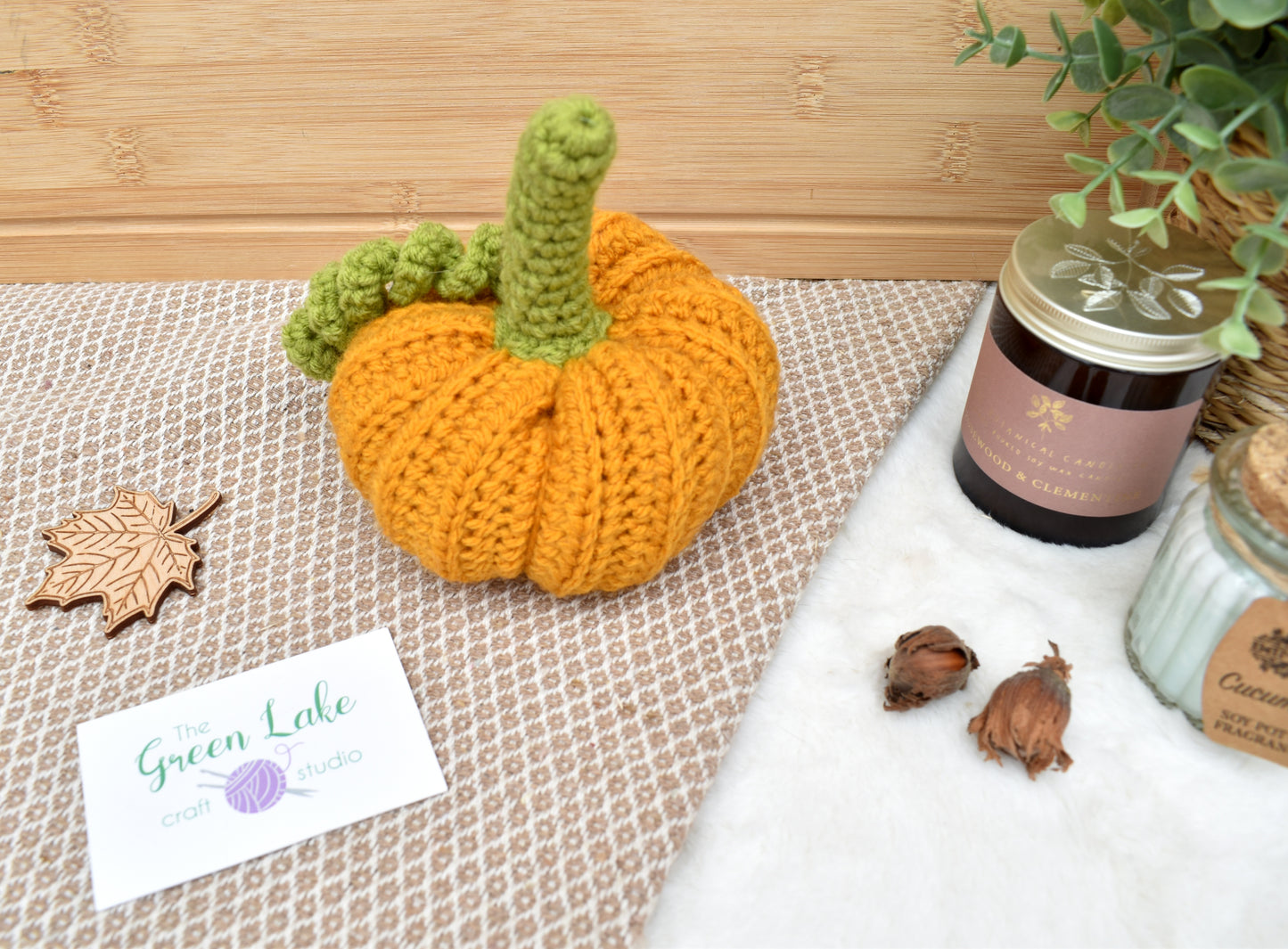 Learn how to make a small crochet pumpkin Friday September 26th 6-8pm