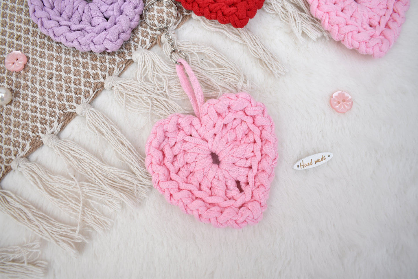 Heart keyring