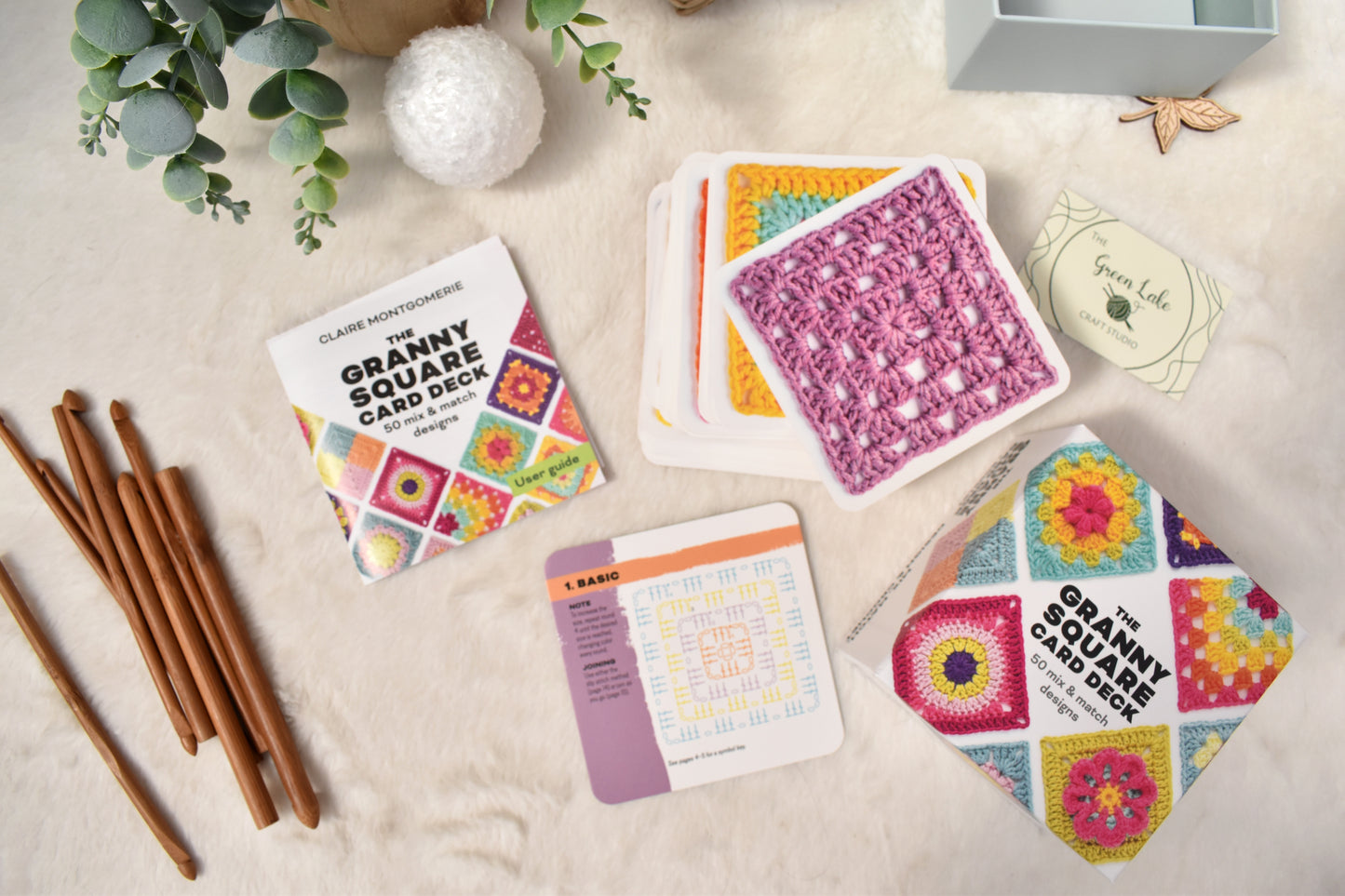 Granny square card deck