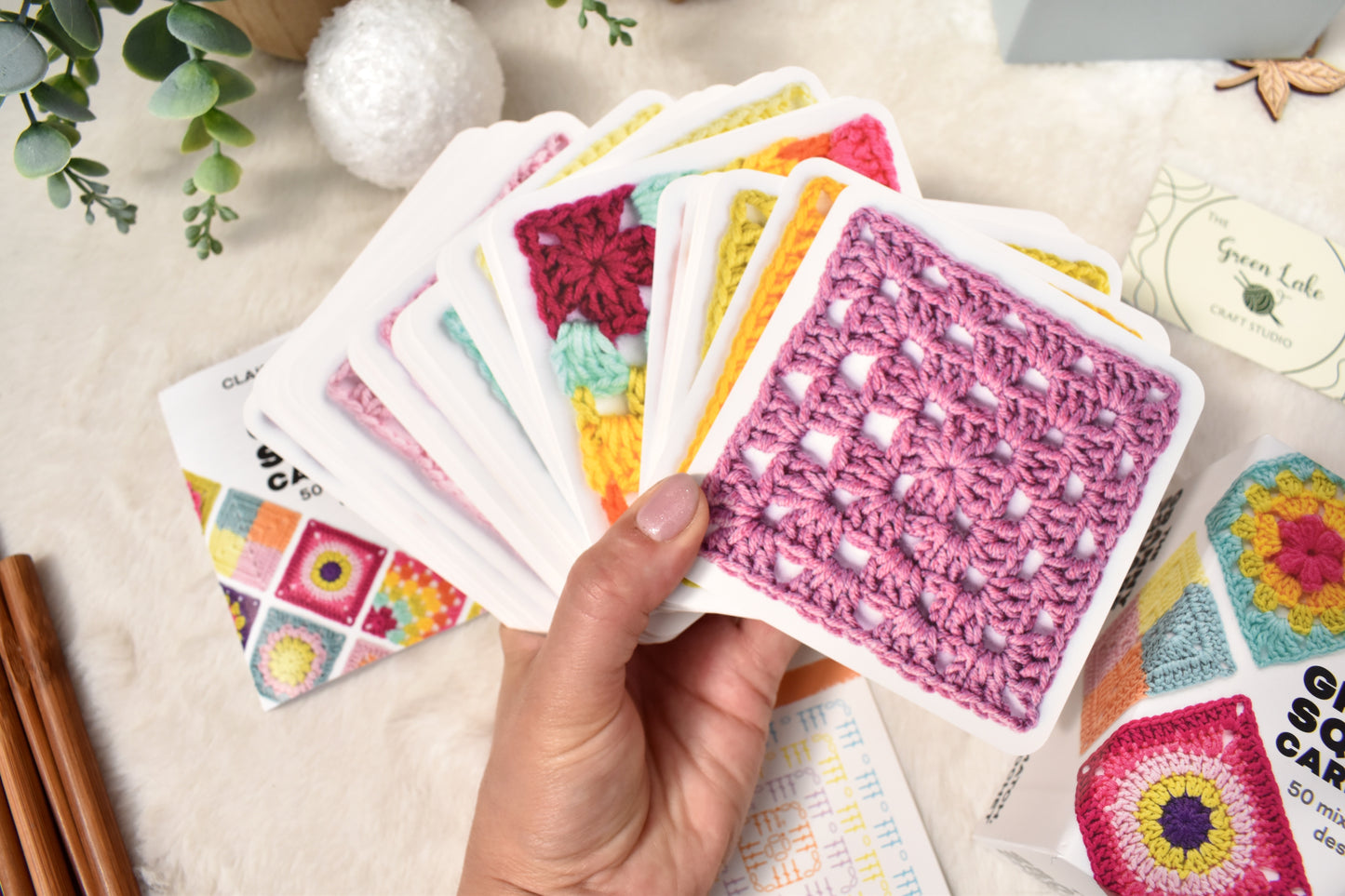 Granny square card deck