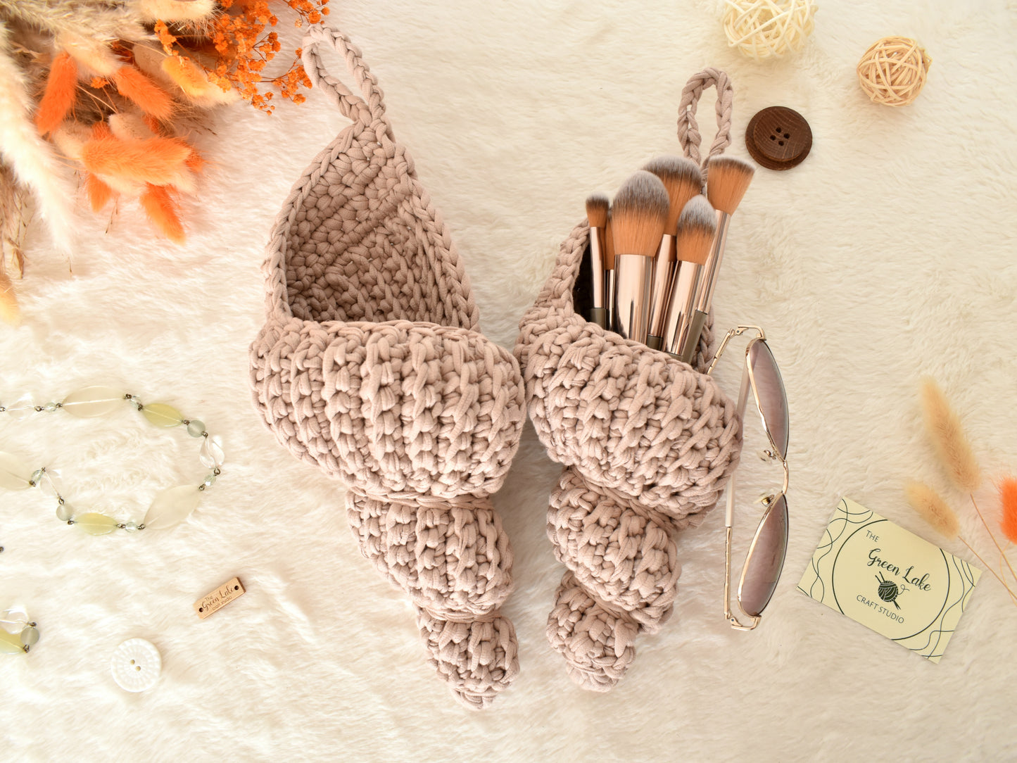 Crochet Sea shell basket workshop Tuesday September 30th 2pm-5pm