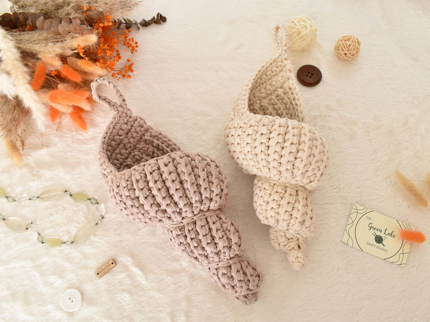 Crochet Sea shell basket workshop Tuesday September 30th 2pm-5pm