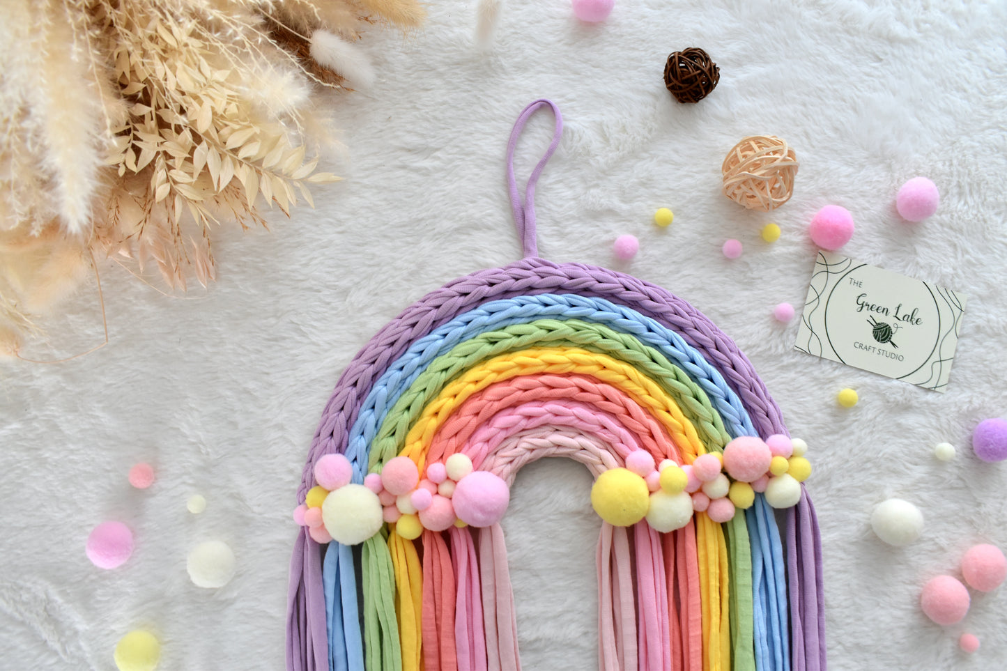 Crochet Rainbow Wall Hanging: Nursery Decor