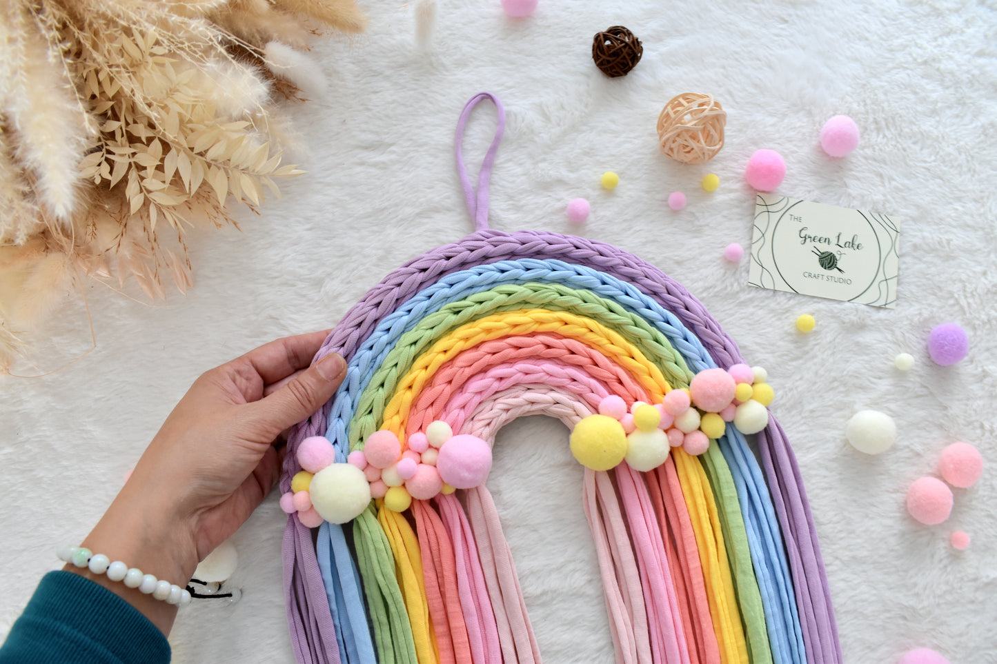 Crochet Rainbow Wall Hanging: Nursery Decor