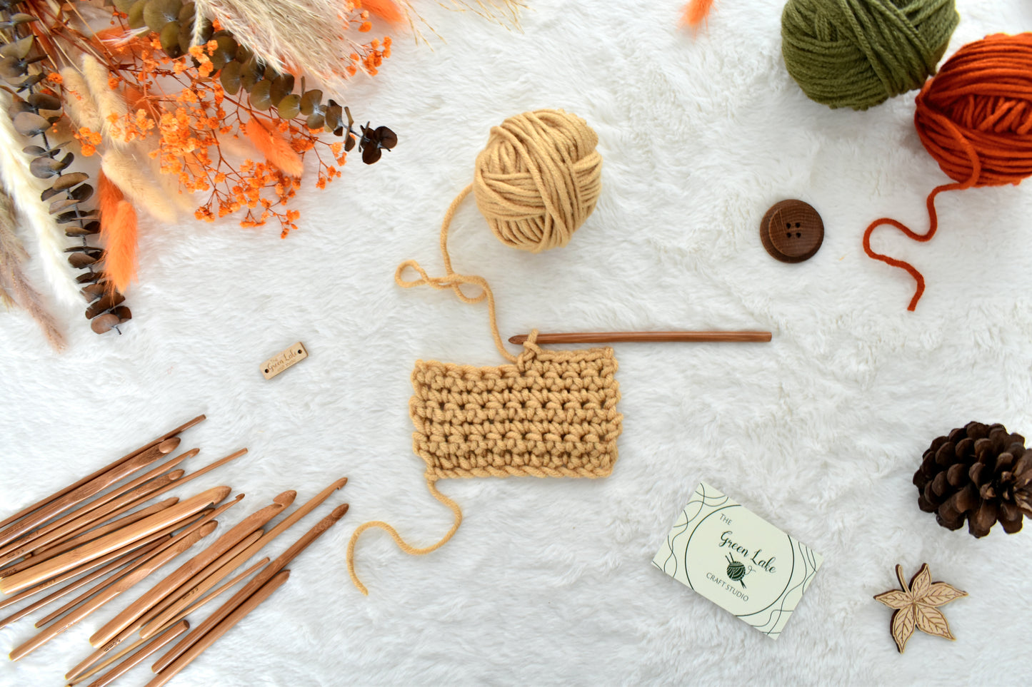 Learn to crochet Beginners 3 sessions - on Fridays November 7th, 14th and 21st 6pm-8pm
