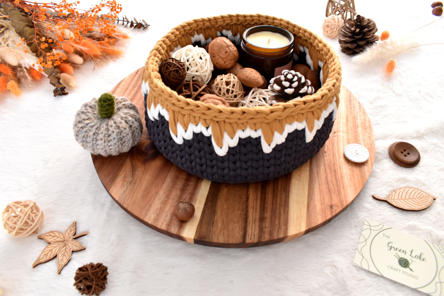 Mountains Under The Sunshine Basket PDF Pattern