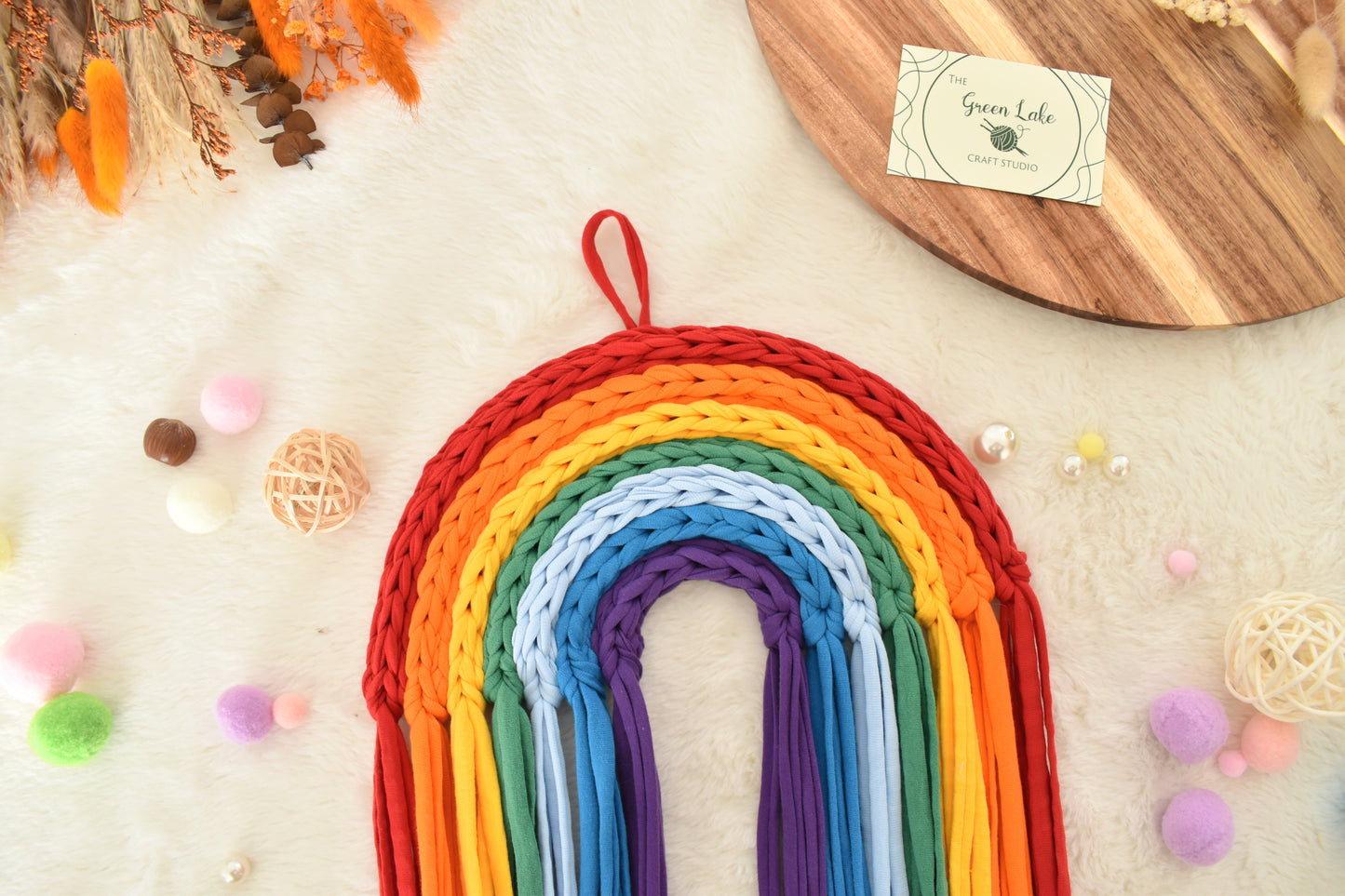 Rainbow Wall Hanging: Nursery Decor Classic