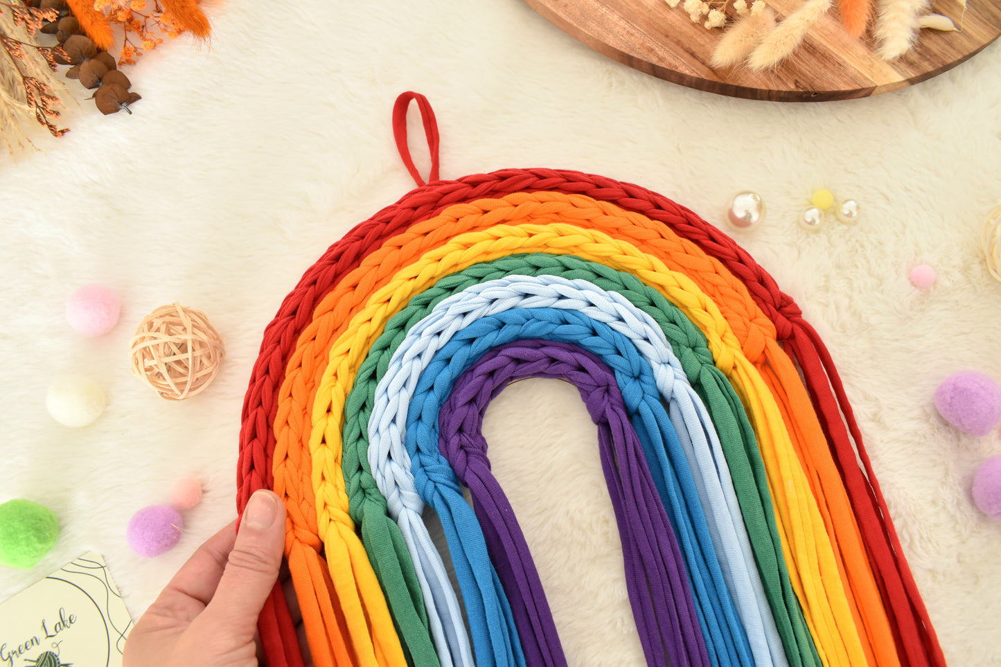 Rainbow Wall Hanging: Nursery Decor Classic