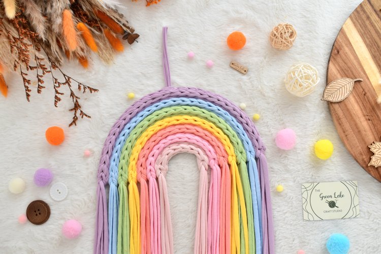 Rainbow Crochet Kit Blue colours