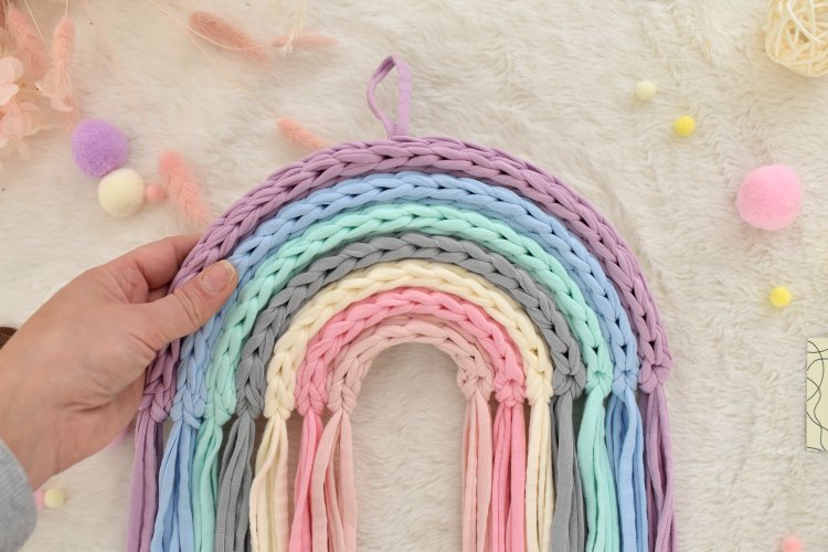Rainbow Crochet Kit Blue colours