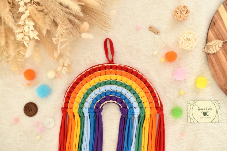 Rainbow Crochet Kit Blue colours
