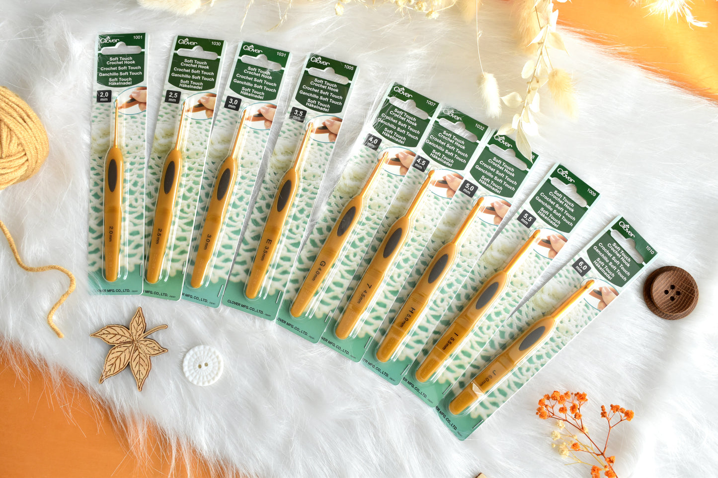 Clover Soft Touch Crochet hooks