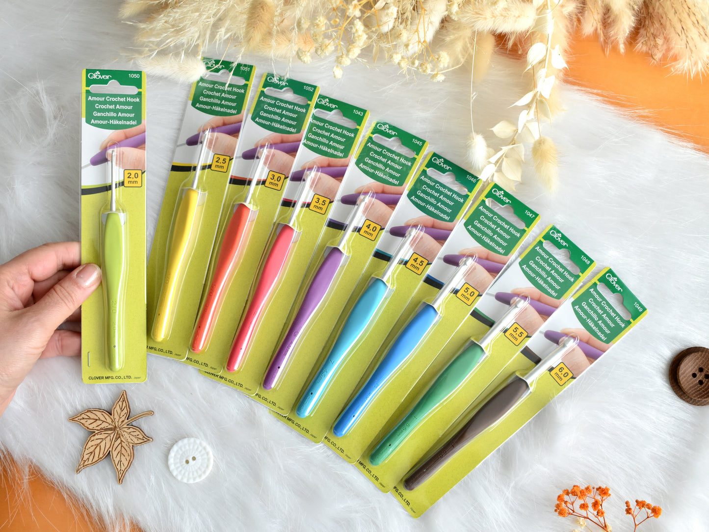 Clover Amour Crochet hooks