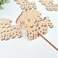 Sheep knitting needle gauge Gift for knitter Knitting needle size check tool