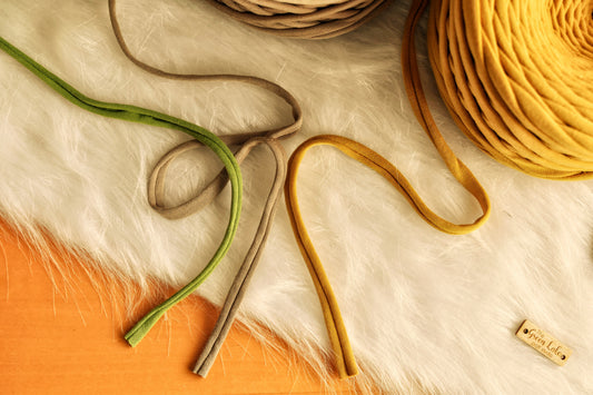 Tshirt yarn 100 meters/110 yards 330-380gr in 7-9mm thickness 100% Cotton Premium quality