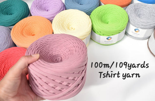 Tshirt Yarn 100m 7-9mm thickness