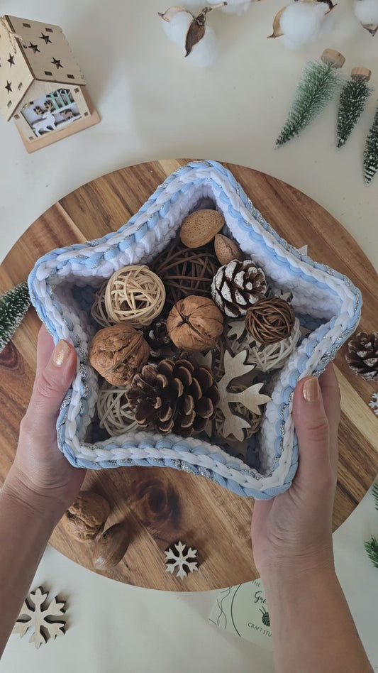 Christmas Star storage basket