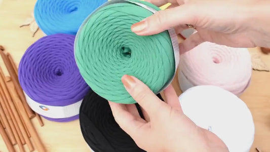 T-shirt Yarn - 50 m 7-9 mm thickness